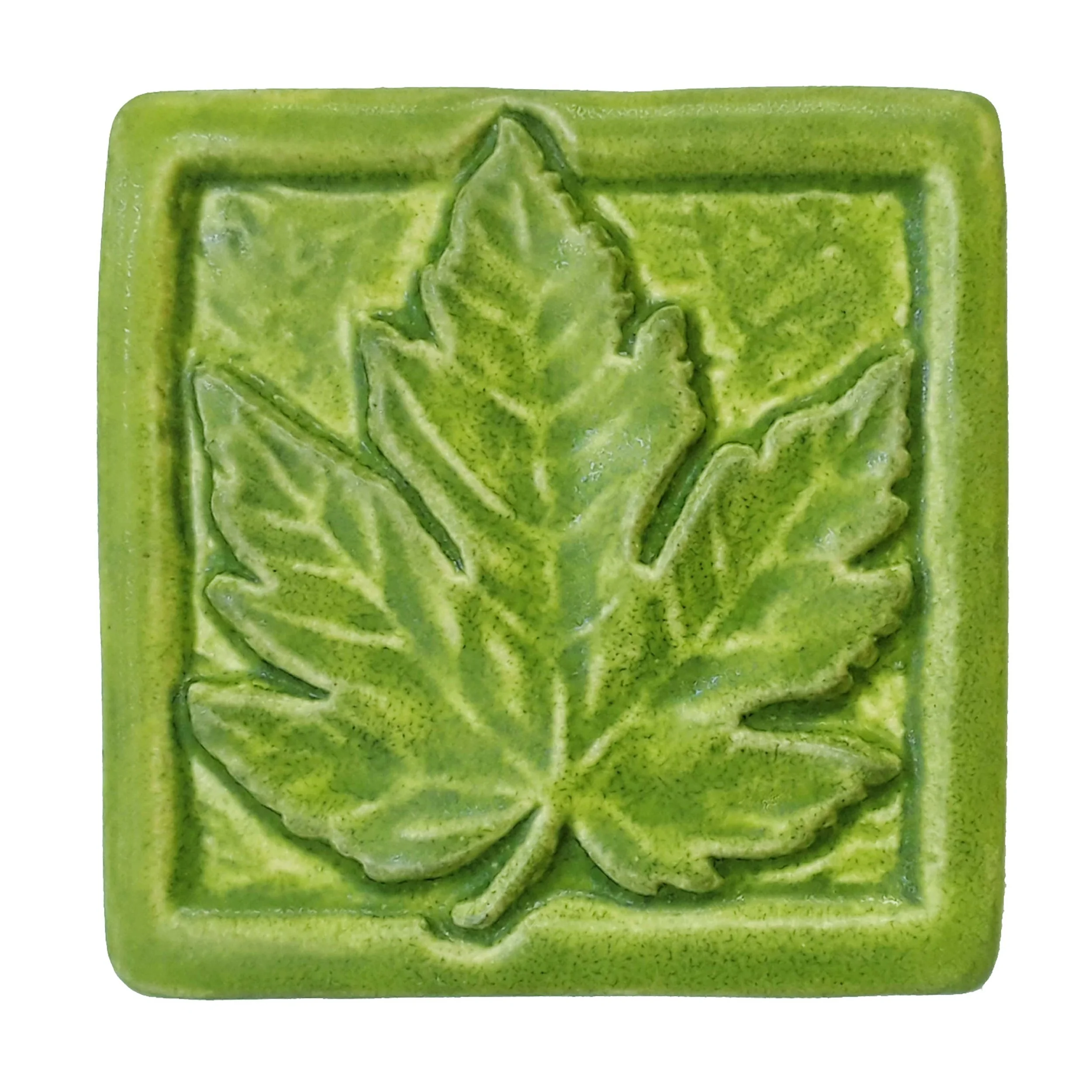 Maple Leaf Ceramic Accent Tile - Architectural Tile for Design